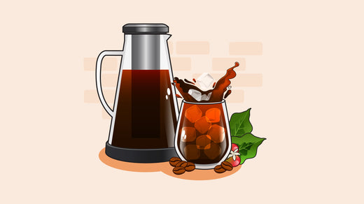 A freshly brewed cold brew coffee using the best coffee beans