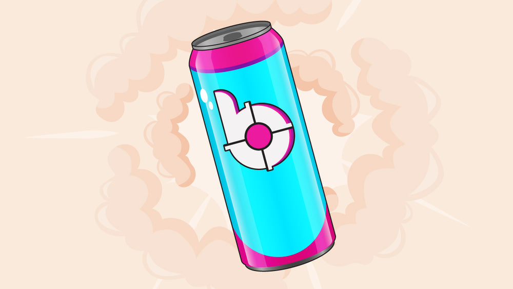 Ban Energy drink in a cloud wallpaper