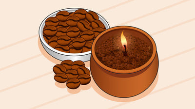 How to Burn Coffee Grounds Like Incense