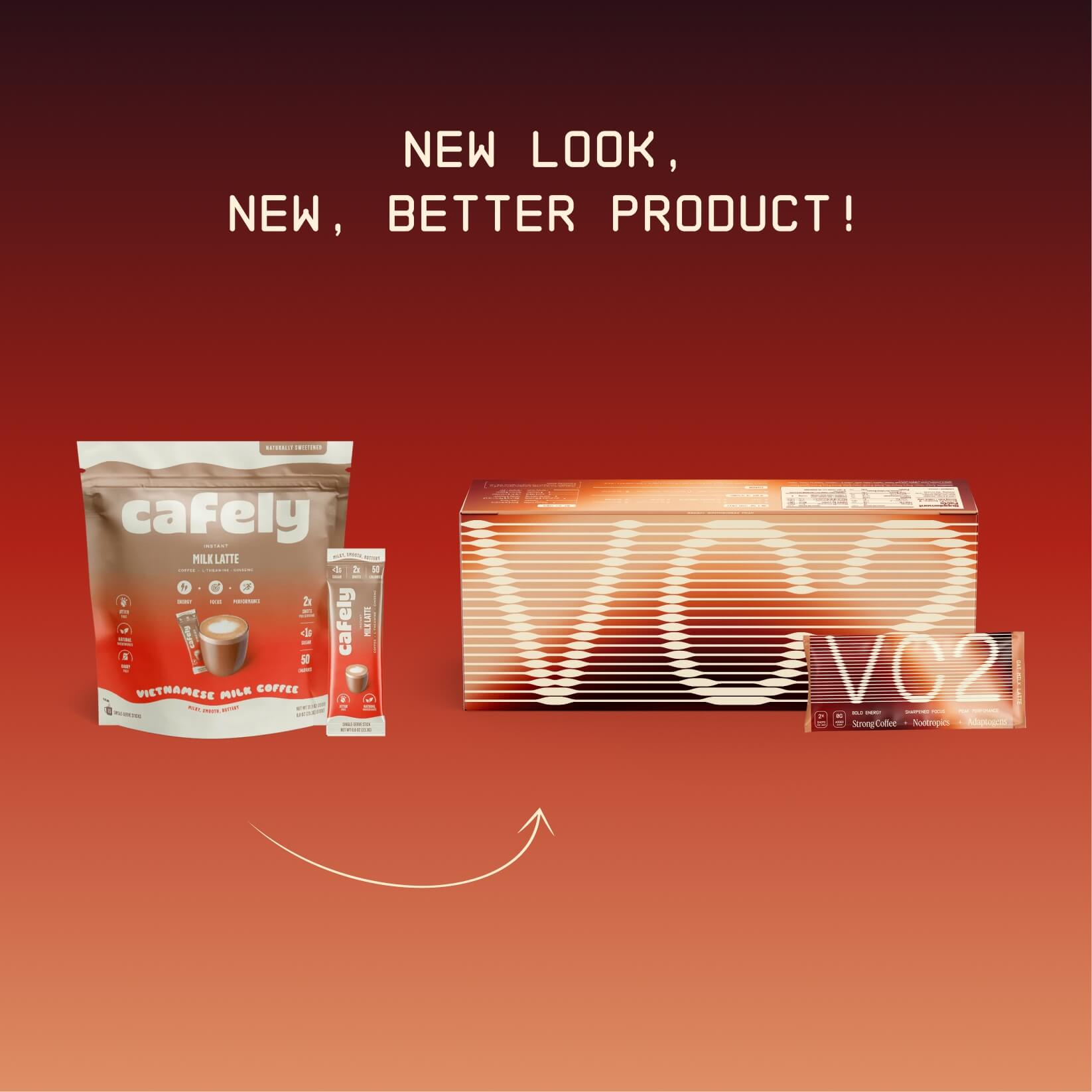 VC2 Sticks (Oat Milk Latte) | Extra Strength | <1g Sugar – CAFELY