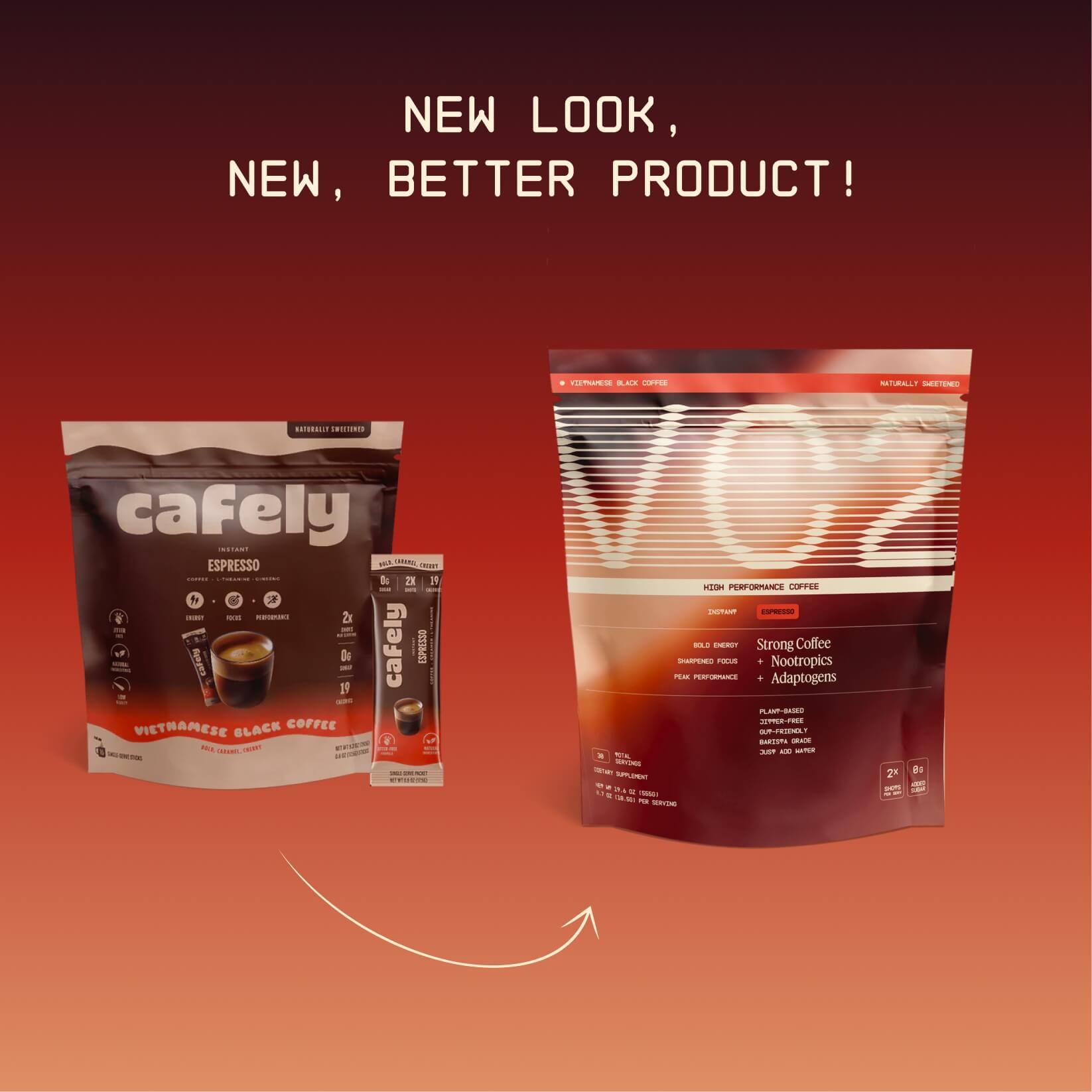 VC2 Pouch (Espresso) | Dark Roast | Extra Strength – CAFELY