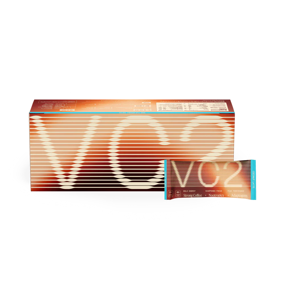 Cafely VC2 Coconut Latte box and sachet